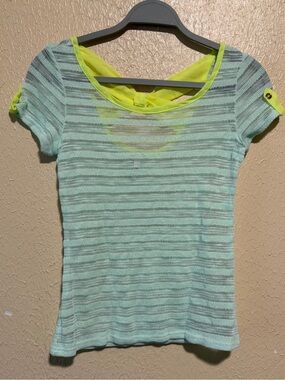 Vintage YoYo 5 Shirt‎ Size Medium Sheer Y2K Stretchy